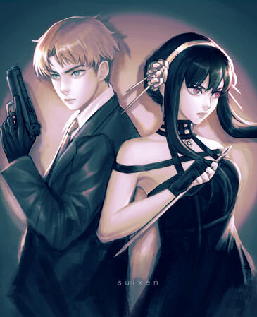Guns & Roses Loid and Yor (SpyxFam)