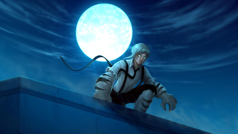 Beast Beneath the Moonlight Atsushi Nakajima (Bungou Stray Dogs)